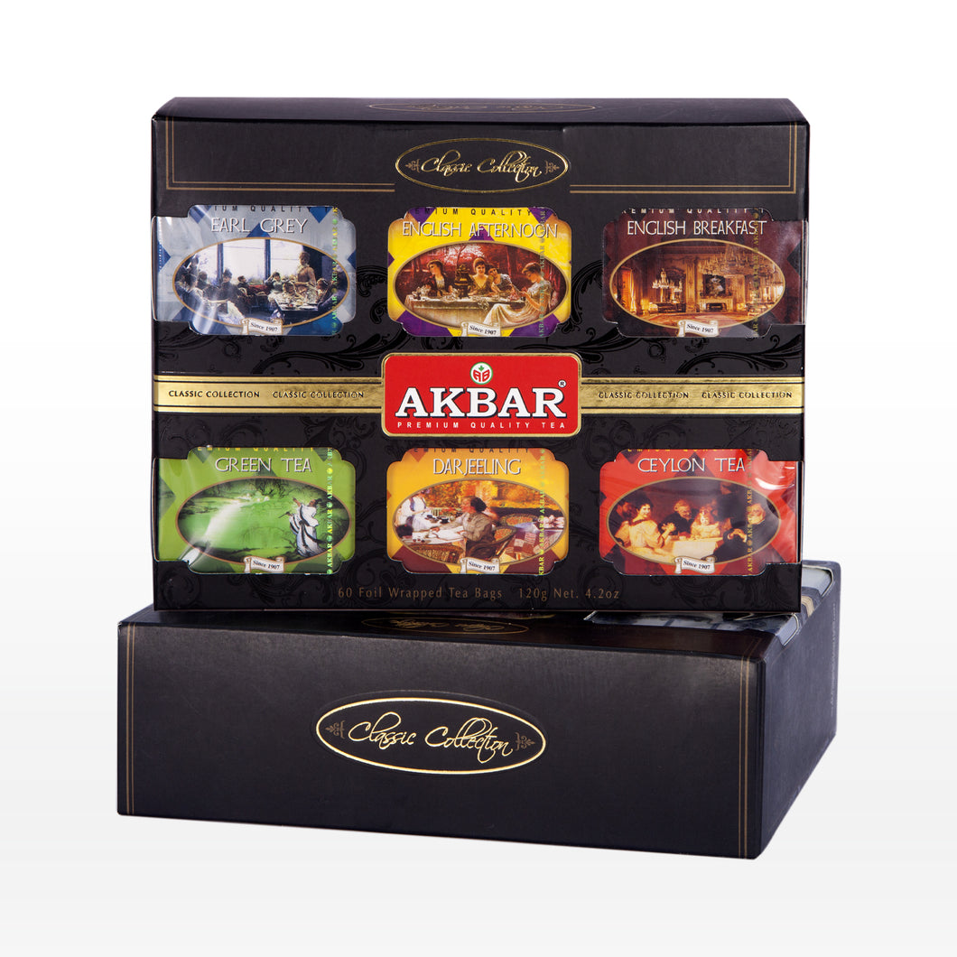AKBAR Classic Collection Tea Assorty 60bag/6pack