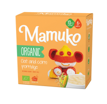 Load image into Gallery viewer, MAMUKO Organic Oat & Corn Porridge 200g/10pack
