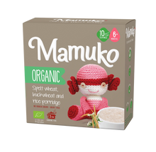 Load image into Gallery viewer, MAMUKO Organic Spelt Wheat, Buckwheat & Rice Porridge 200g/10pack