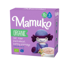 Load image into Gallery viewer, MAMUKO Organic Oat, Raw Buckwheat & Barley Porridge 200g/10pack
