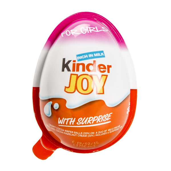KINDER Joy Chocolate Egg with Surprise, For Girls 20g/24pack