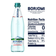 Load image into Gallery viewer, Borjomi, Glass Bottle 500ml/12pack