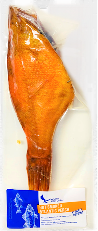 North Fish USA Hot Smoked Perch ~1lb/2pack