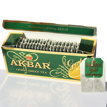 Load image into Gallery viewer, AKBAR Gold Green Tea 25bag/24pack
