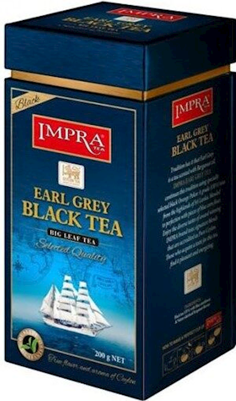 IMPRA Earl Grey Big Leaf Black Tea 200g/6pack