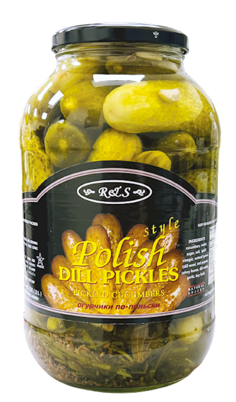 R&S Polish Dill Pickles 2000g/6pack