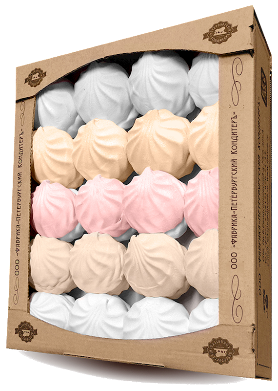 P.KONDITER Marshmallow (Zefir) Assorty # 2 1000g/4pack