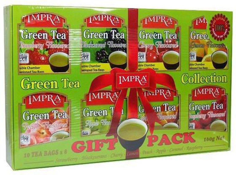 IMPRA Green Tea Gift Box 80bag/10pack