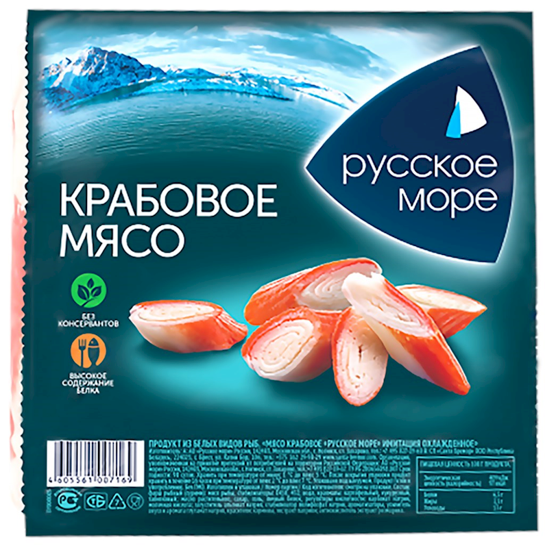 RUSSKOE MORE Imitation Crab Meat 200g/30pack