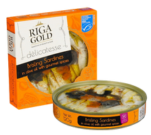 Load image into Gallery viewer, RIGA GOLD Delicatesse Brisling Sardines
