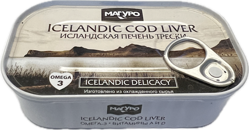 MAGURO Icelandic Cod Liver 115g/12pack