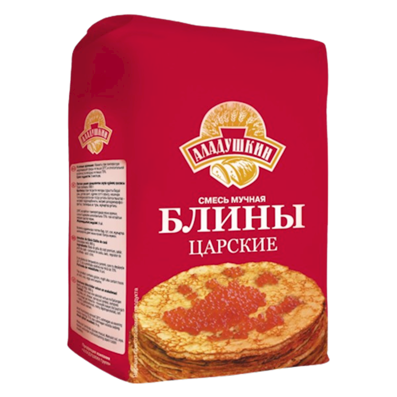 ALADUSHKIN Flour Mix for Crepes (Blini Tsarskiye) 800g/10pack