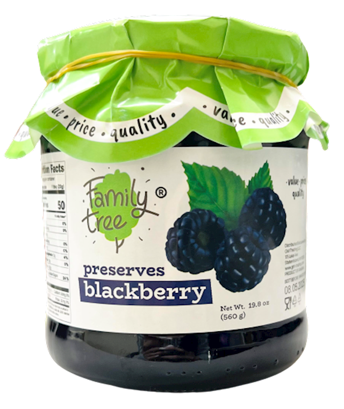 FAMILY TREE Blackberry Preserves 560g/12pack