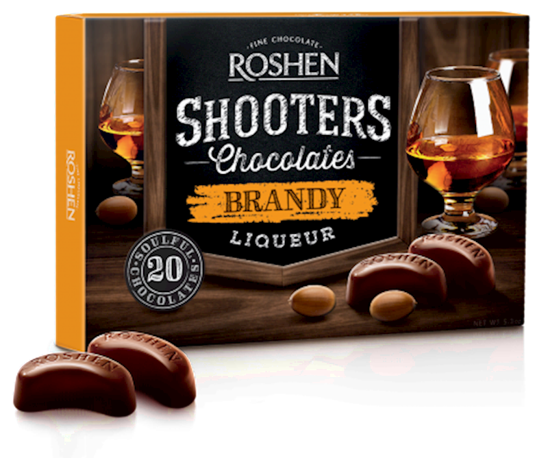ROSHEN Shooters Chocolates with Brandy Liqueur 150g/10pack