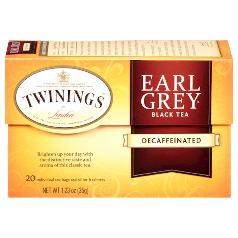 TWINING'S Earl Grey Decaffeinated Tea 20bag/6pack