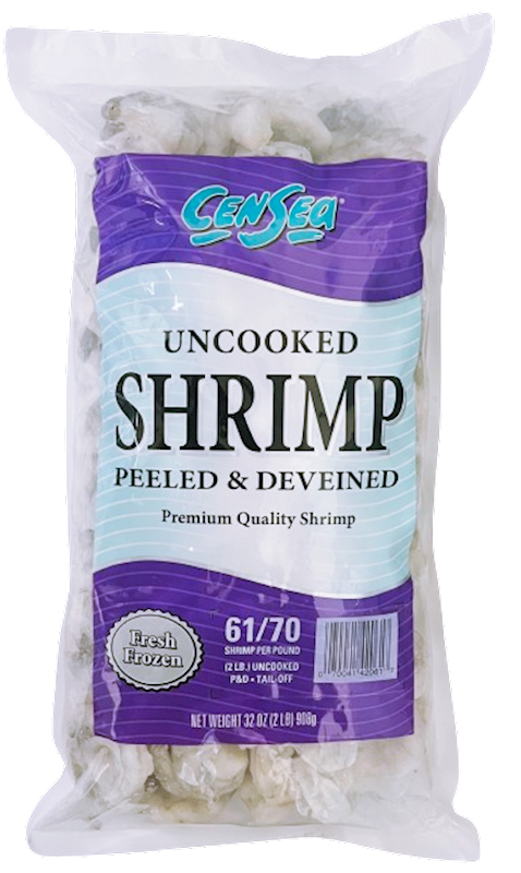 GEN SEA Uncooked Shrimp, Peeled & Deveined 2lb/5pack