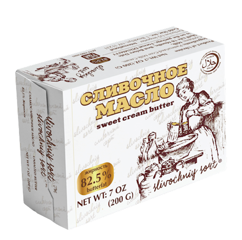 SLIVOCHNIY SORT Sweet Cream Butter 82.5% 200g/20pack