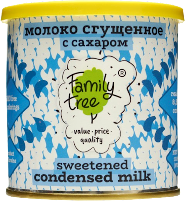 FAMILY TREE Sweetened Condensed Milk 370g/15pack