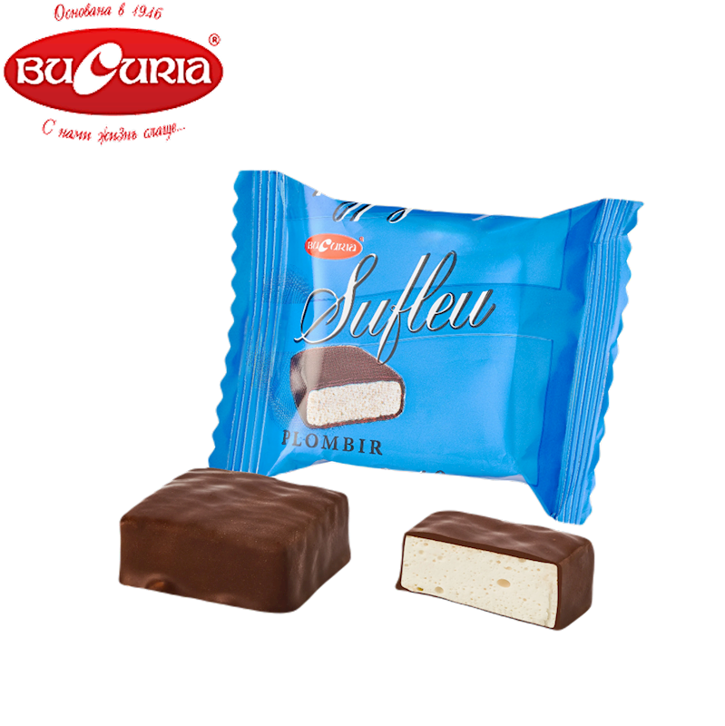 BUCURIA Sufleu Chocolate Glazed Plombir Souffle 1.6kg