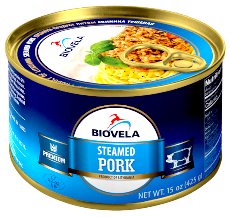BIOVELA Steamed Pork 425g/12pack