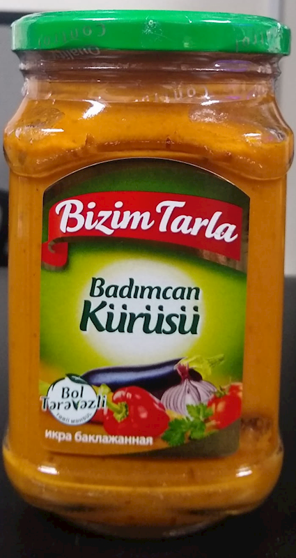 BIZIM TARLA Eggplant Caviar (baklazhannaya ikra) 660g/12pack