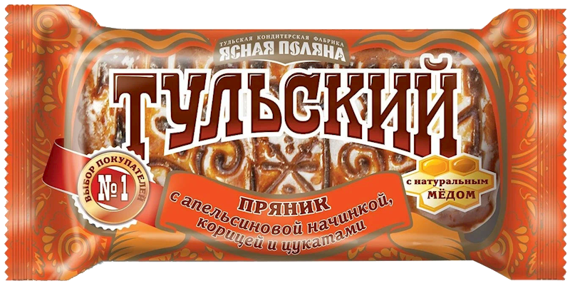YASNAYA POLYANA Tulskiy Pryanik (Gingerbread with Filling) 140g/22pack