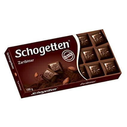 SCHOGETTEN Zarbitter Dark Chocolate 100g/15pack