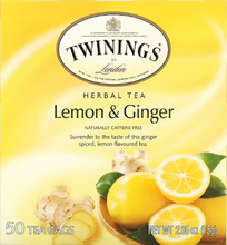 Load image into Gallery viewer, TWINING&#39;S Lemon &amp; Ginger Herbal Tea
