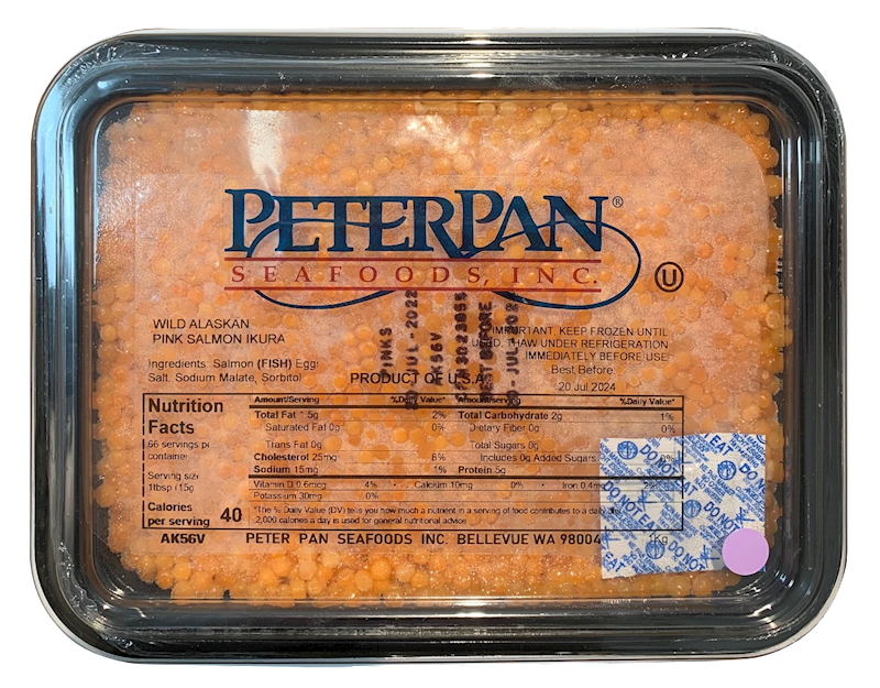 PETER PAN Wild Alaskan Pink Salmon Caviar 1000g