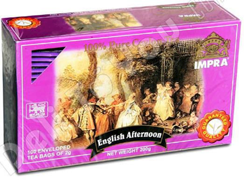 IMPRA English Afternoon Ceylon Tea 100bag/8pack