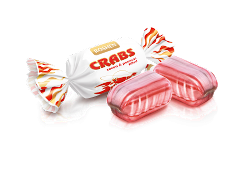 ROSHEN Caramel Crabs (Rachki) Candy 2.2lb/7pack
