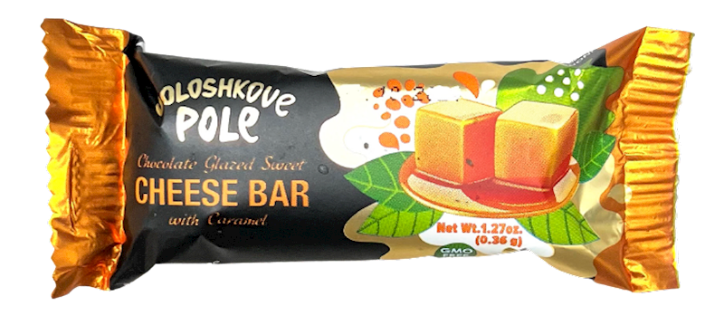 VOLOSHKOVE POLE Chocolate Glazed Cheese Bars 26% 36g/30pack