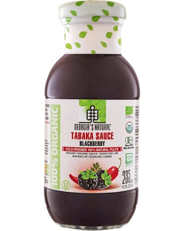 GEORGIA'S NATURAL Organic Tabaka Blackberry Sauce 235g/12pack