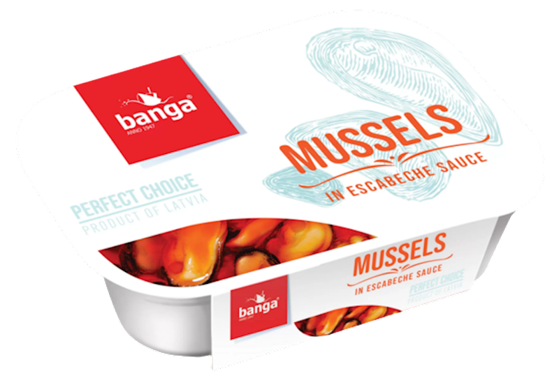 BANGA Mussels in Escabeche Sauce 120g/11pack