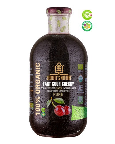 GEORGIA'S NATURAL Organic Tart Sour Cherry Juice 300ml/12pack