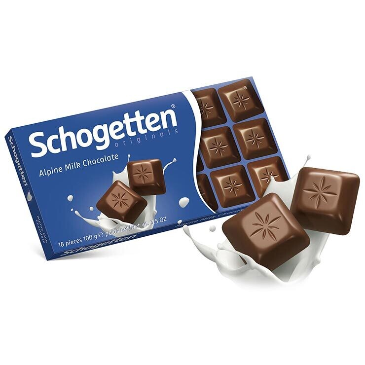 SCHOGETTEN Originals Alpine Milk Chocolate 100g/15pack