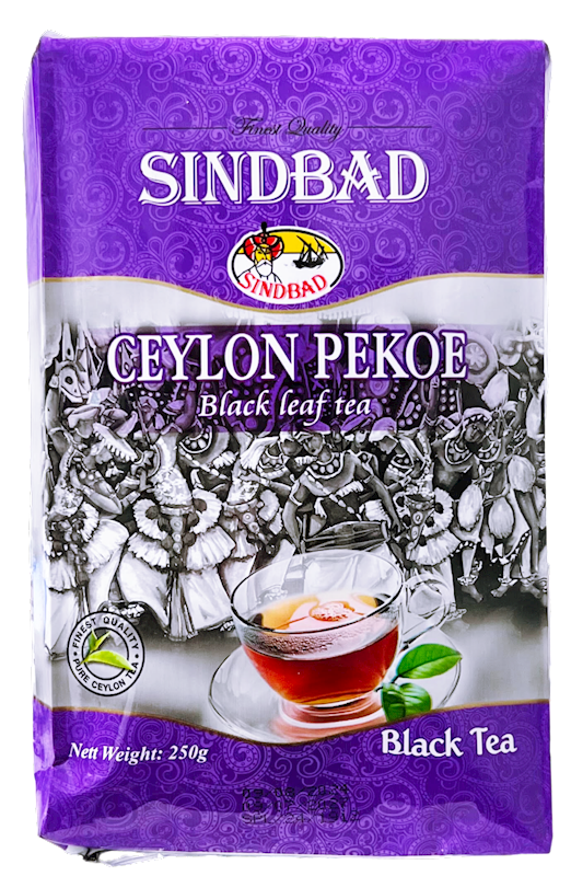 SINDBAD Ceylon Pekoe Black Loose Leaf Tea 250g/12pack