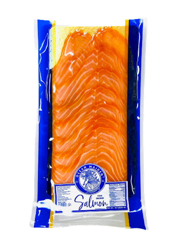 OCEAN MAIDEN Atlantic Cold Smoked Sliced Salmon 283g