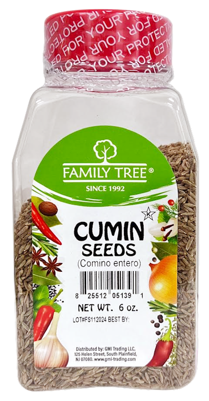 FAMILY TREE Cumin Seeds 170g/12pack