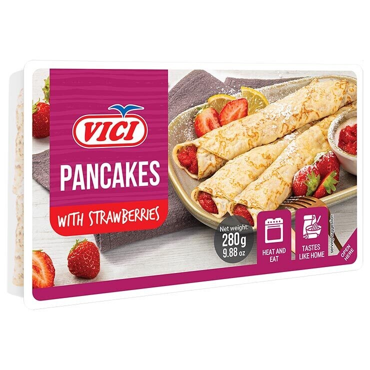 VICI Rolled Pancakes (blinchiki/crepes) with Filling