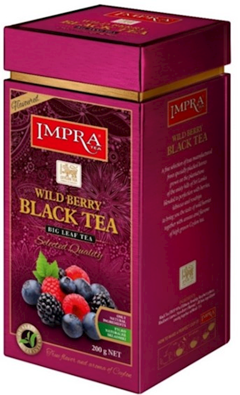 IMPRA Wild Berry Big Leaf Black Tea 200g/6pack