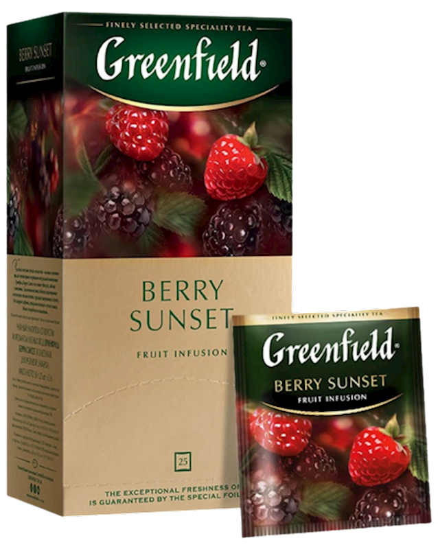 GREENFIELD Berry Sunset Fruit Infusion 25-bag/10pack