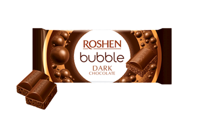 ROSHEN Bubble Aerated Dark Chocolate Bar  80g/20pack