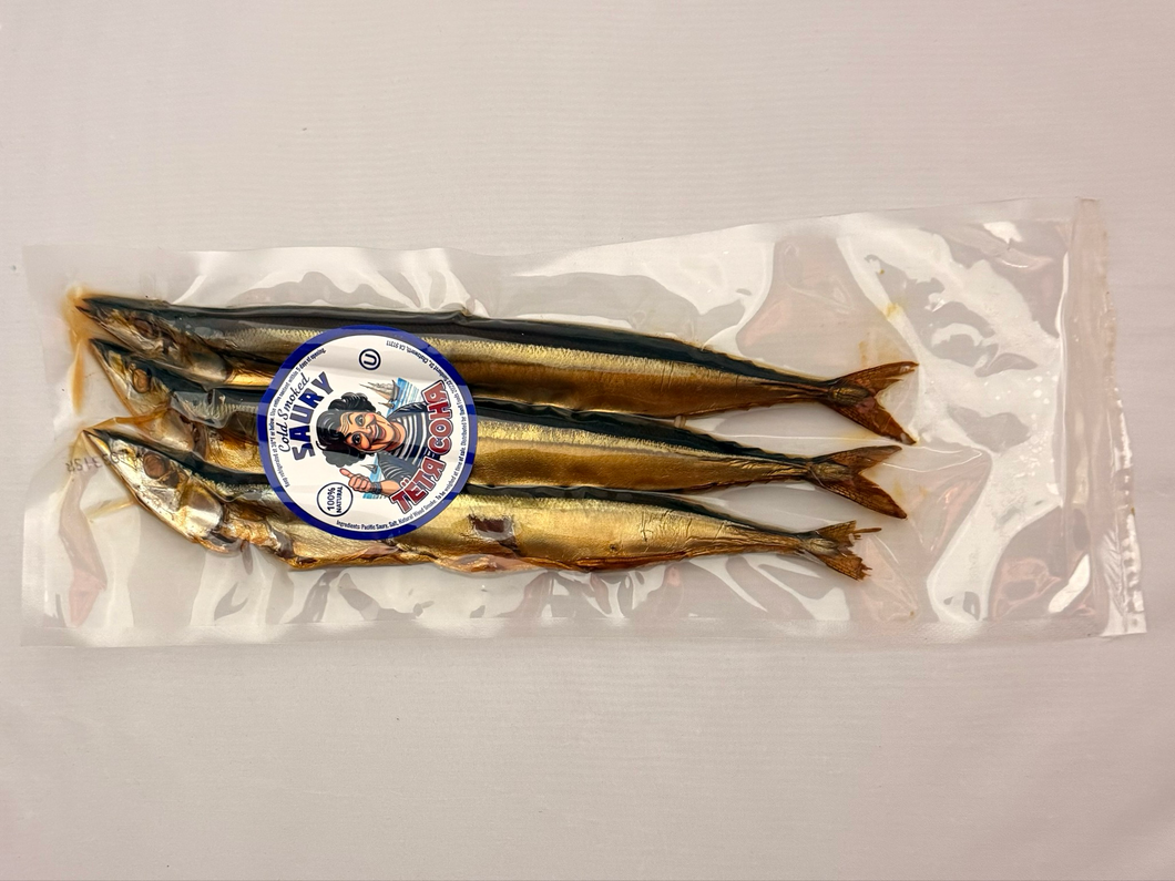 AUNT SONYA Cold Smoked Saury 0.5lb/4pack