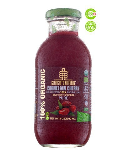 GEORGIA'S NATURAL Organic Cornelian Cherry Juice 300ml/12pack