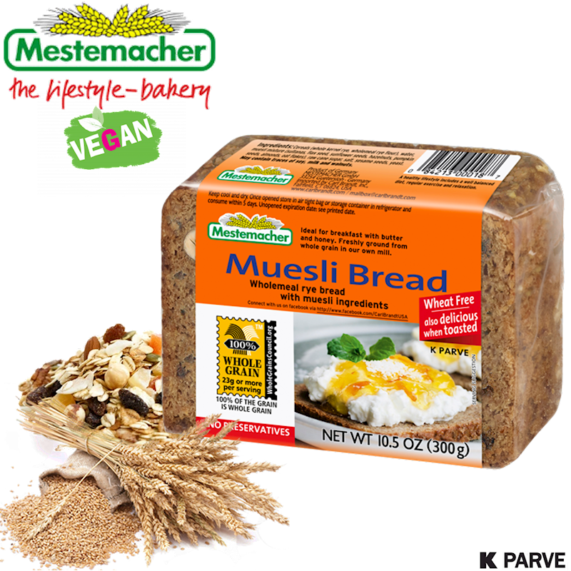 MESTEMACHER Muesli Bread 300g/9pack