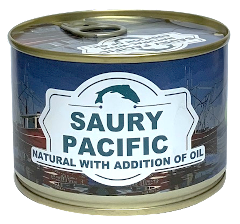 ECOFOOD Pacific Saury in Oil 250g/12pack
