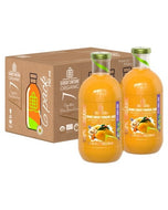 GEORGIA'S NATURAL Organic Cold Pressed Mango Ginger Turmeric Fusion 750ml/8pack