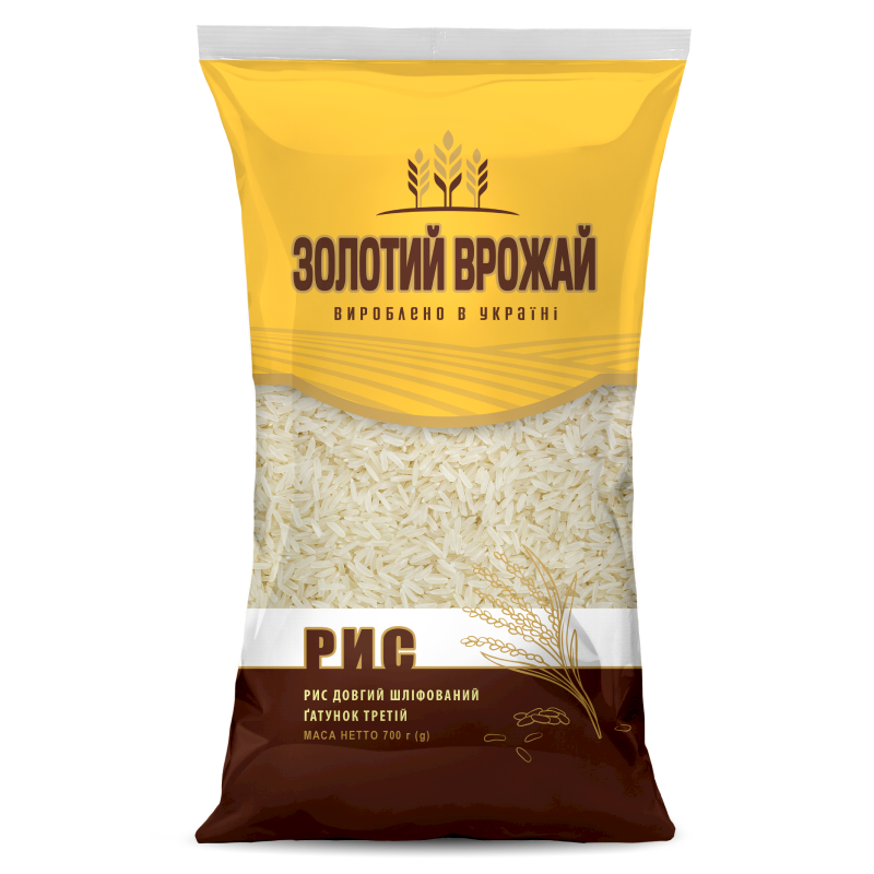 ZOLOTIY VROZHAY Polished Long Grain Rice 700g/20pack