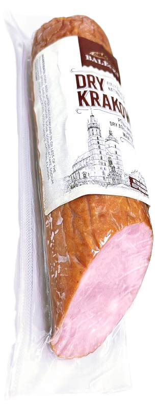 BALECKI Polish Brand Dry Aged Krakow Kielbasa ~1lb/3pack